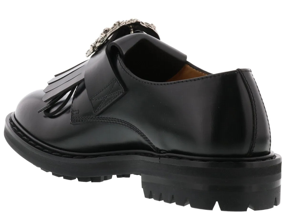 Alexander McQueen Punk Buckle Loafers
