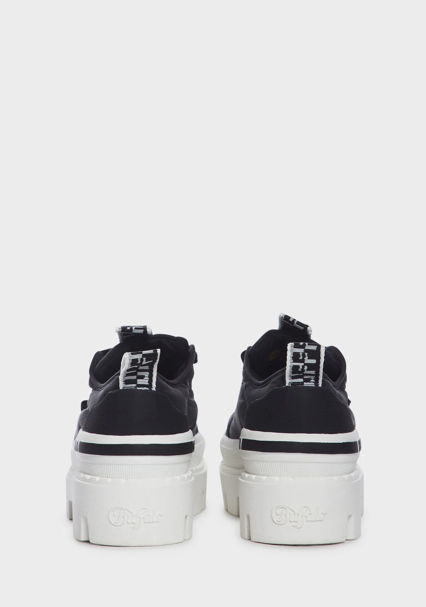 Black Raven Lo Platform Sneakers