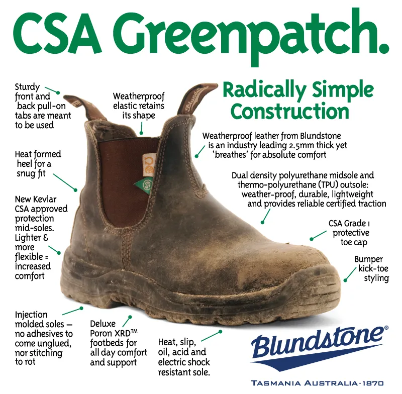 Blundstone Greenpatch 6" CSA - 164