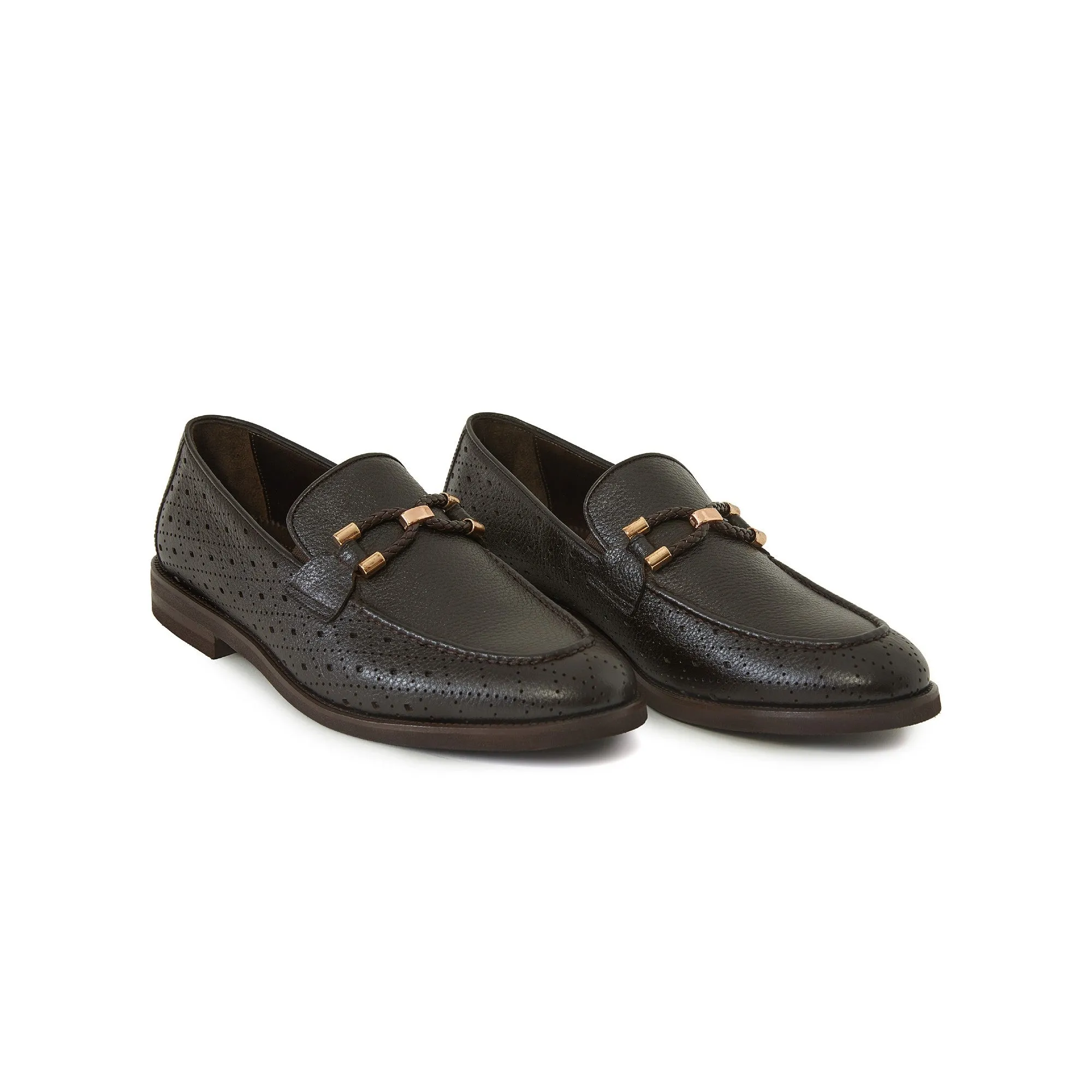 Men's Calf Leather Handmade Loafer M7044