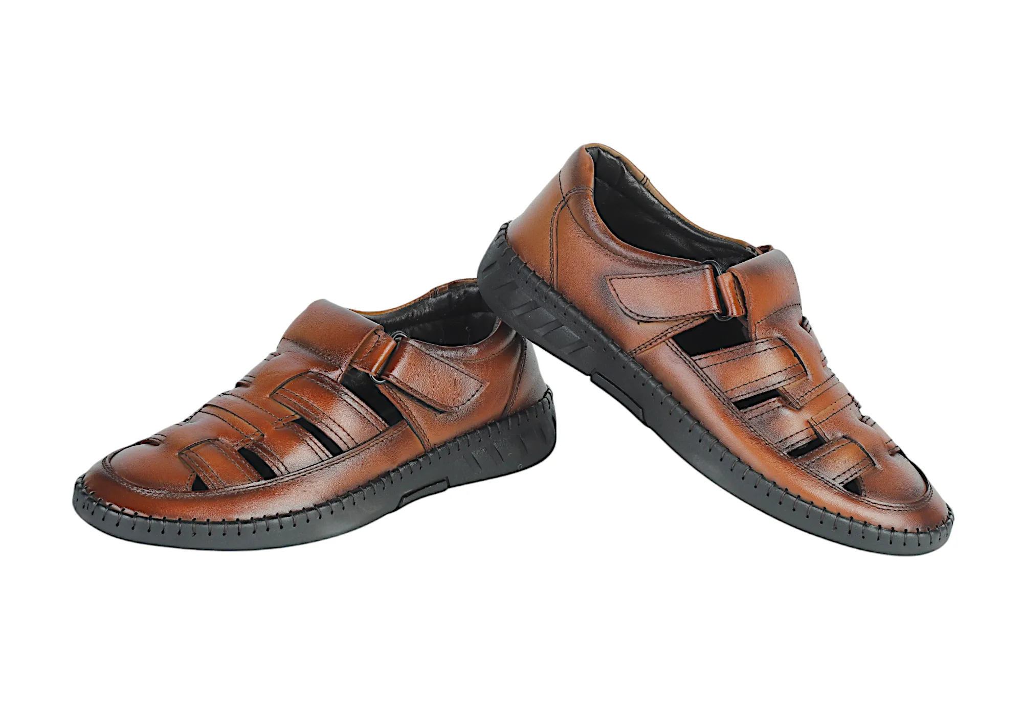 Mens leather fisherman sandal 996538